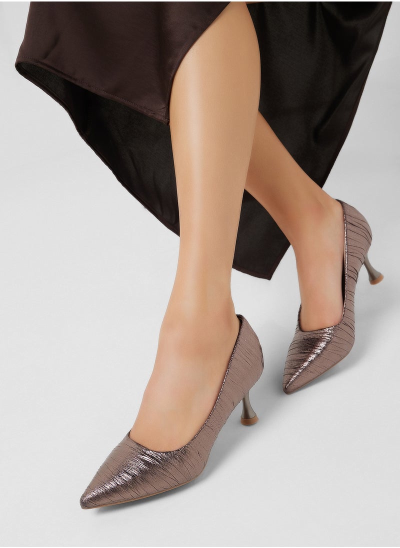 SD.Felano Mid Heeled Pointed Pump  - Image 5