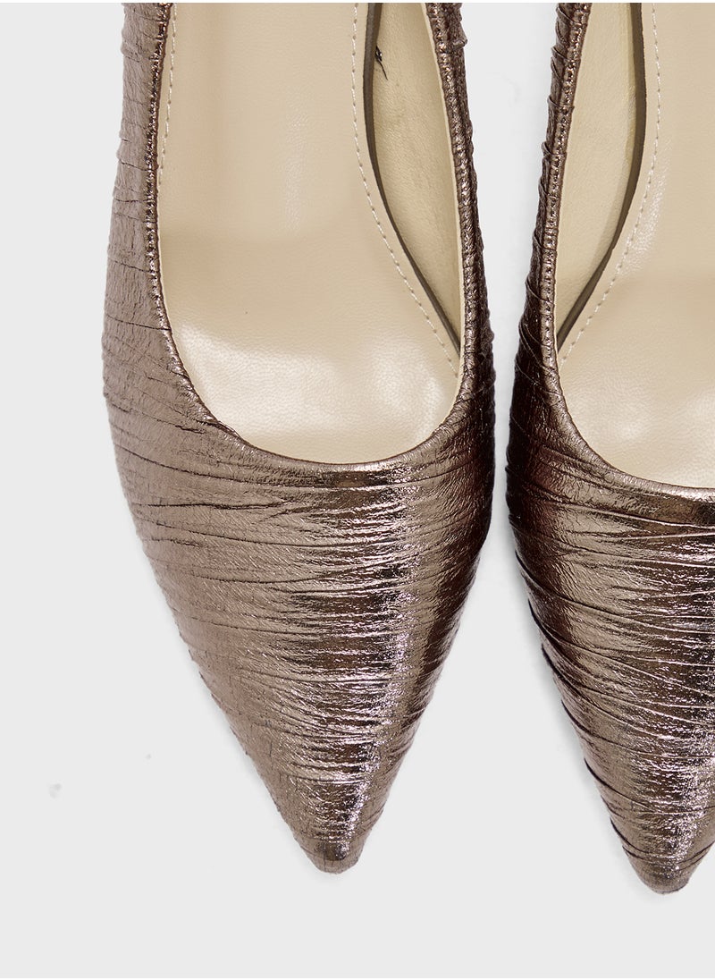 SD.Felano Mid Heeled Pointed Pump  - Image 4