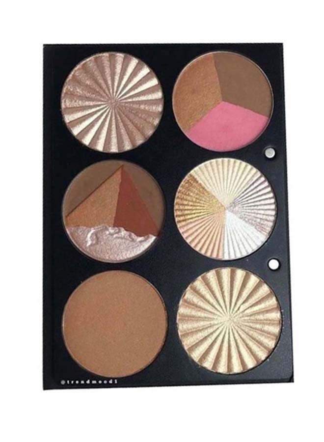 OFRA 6-Shade On The Glow Makeup Palette Multicolour - Image 1