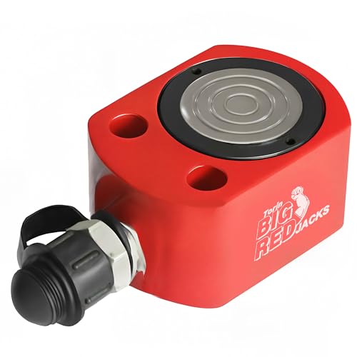 BIG RED ATRB2030R Torin Power Hydraulic Ram Cylinder Jack: Single-Acting Mini Jack, 2.44" Stroke for Shipbuilding, Bridge, Construction, Precision Machinery, Small Spaces - 30 Ton (60,000 lb) Capacity - Image 1