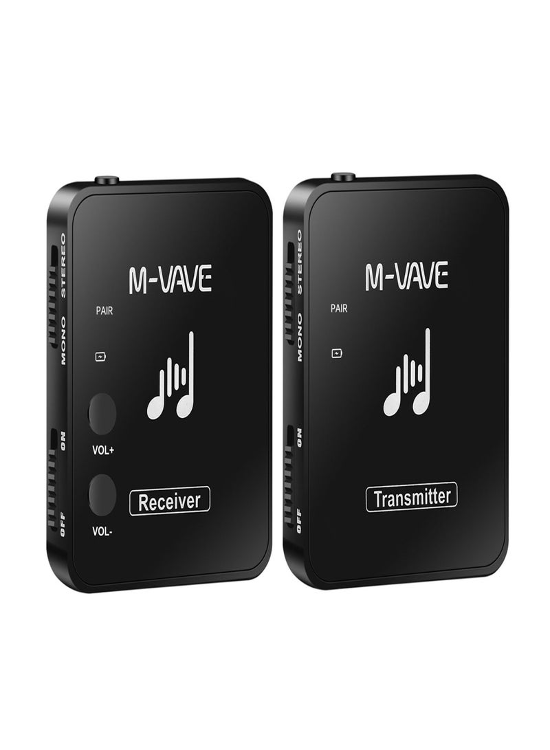 M-VAVE WP-10 2.4GHz Wireless Earphone Monitor Transmission System Rechargeable Transmitter & Receiver - Image 1