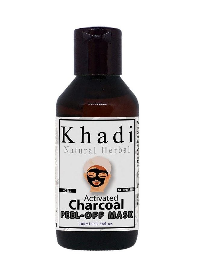 Khadi Natural Herbal - Activated Charcoal Peeloff Mask For Acne For Women 100Ml - Image 1
