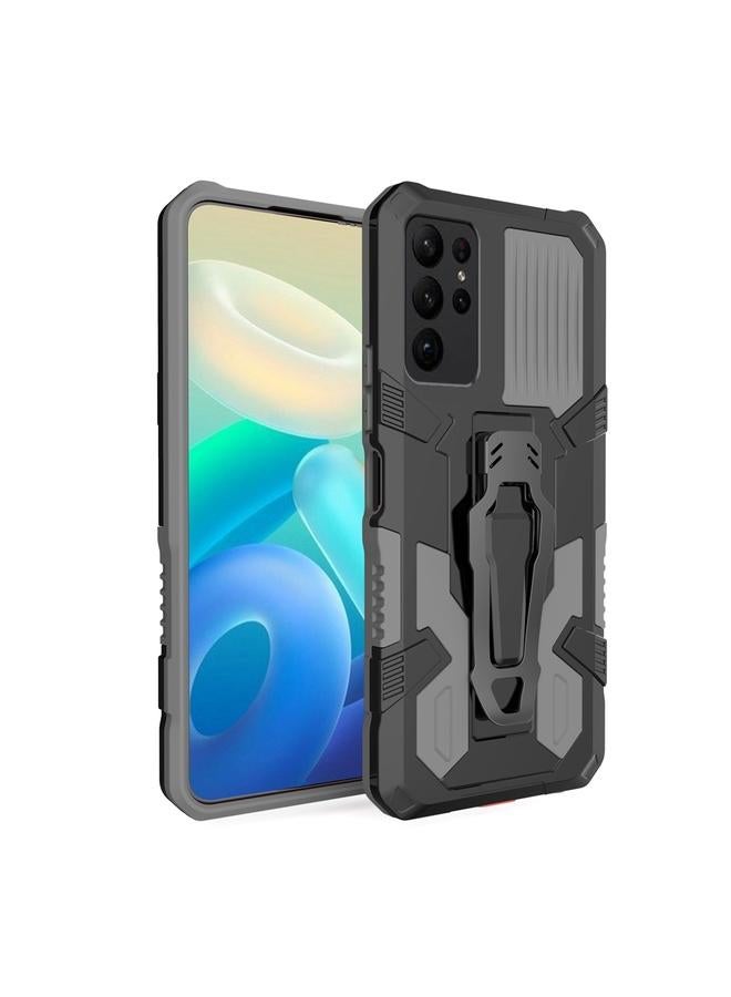 اس-توب جراب لهاتف Samsung Galaxy S25 Ultra 5G Armor Warrior مقاوم للصدمات من البولي كربونات + جراب هاتف TPU - Image 1