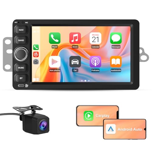 Vratzn Android 13 Car Radio Stereo for Chevrolet Chevy Silverado Impala Tahoe GMC Sierra Yukon 2003 2004 2005 2006 with 2G RAM 64G ROM Backup Camera Wireless Carplay Android Auto GPS FM Bluetooth - Image 1