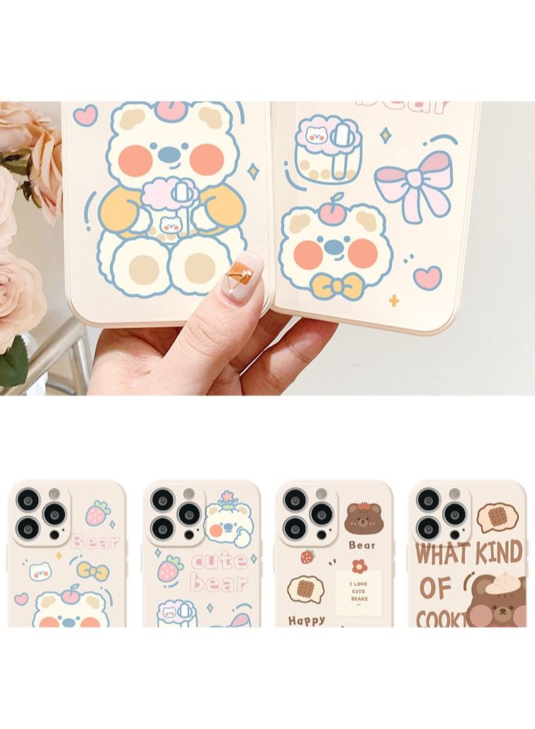 Loquat Cartoon Silicone Soft Shell Apple Phone Case - Image 2