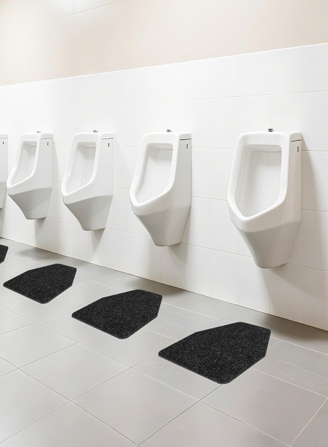 THMINS 6 Pack Commercial Urinal Mats, Non-Slip Urinal Floor Mat for Men's Bathroom, Washable Rubber Urinal Pads for Business Bathroom - Image 5