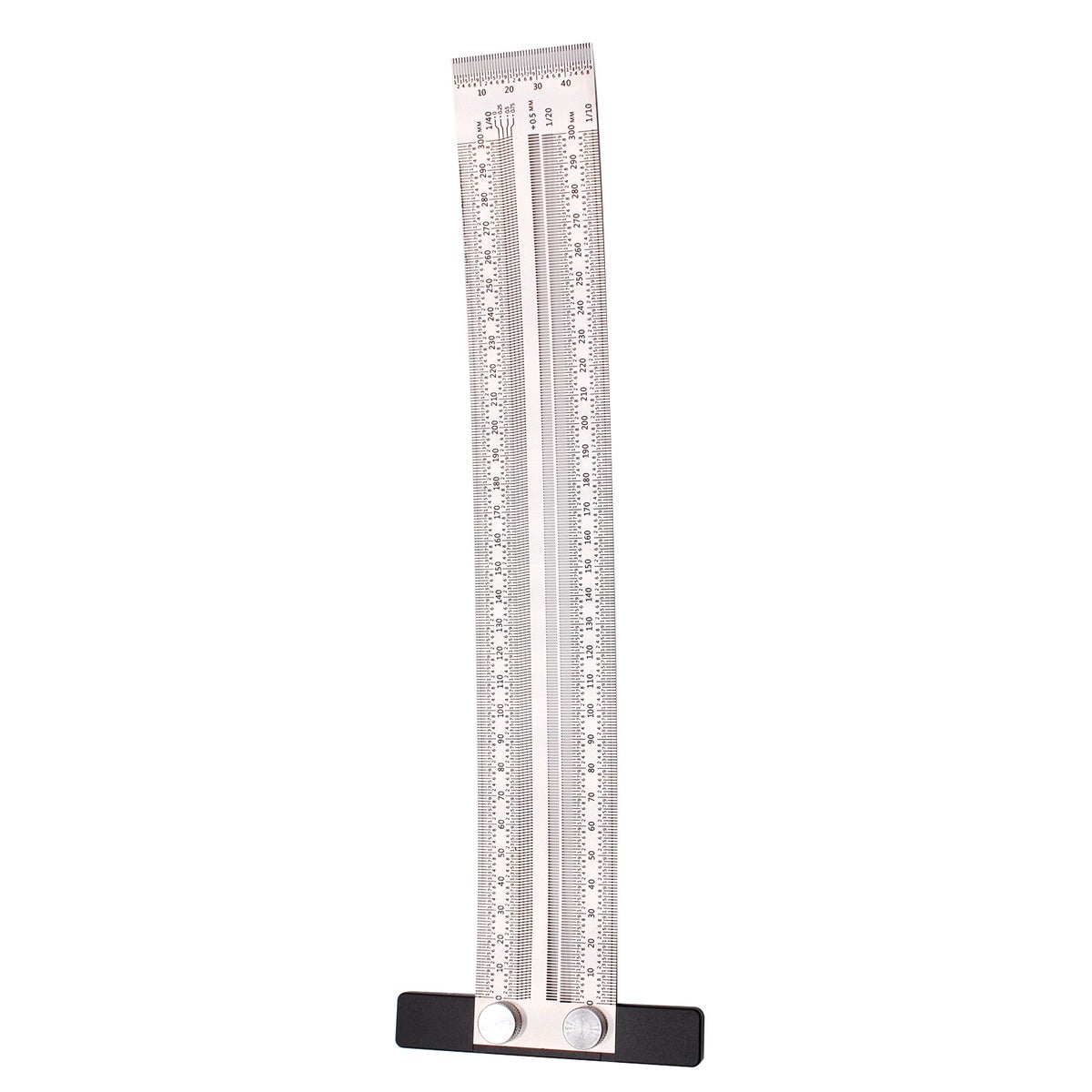 Generic Precision Marking Ruler T-type Hole Ruler Stainless Woodworking ...