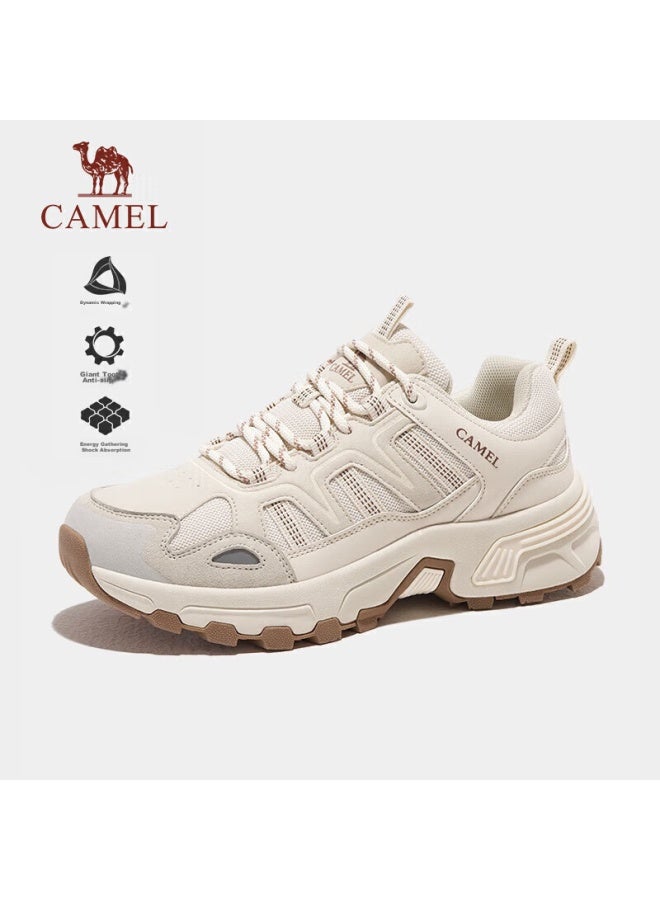 camel Camel Outdoor Hiking Shoes, Non-slip, Wear-resistant, Mountain Climbing, Water-repellent, Couple's Hiking Shoes [taihang] F23a693008 - Image 1