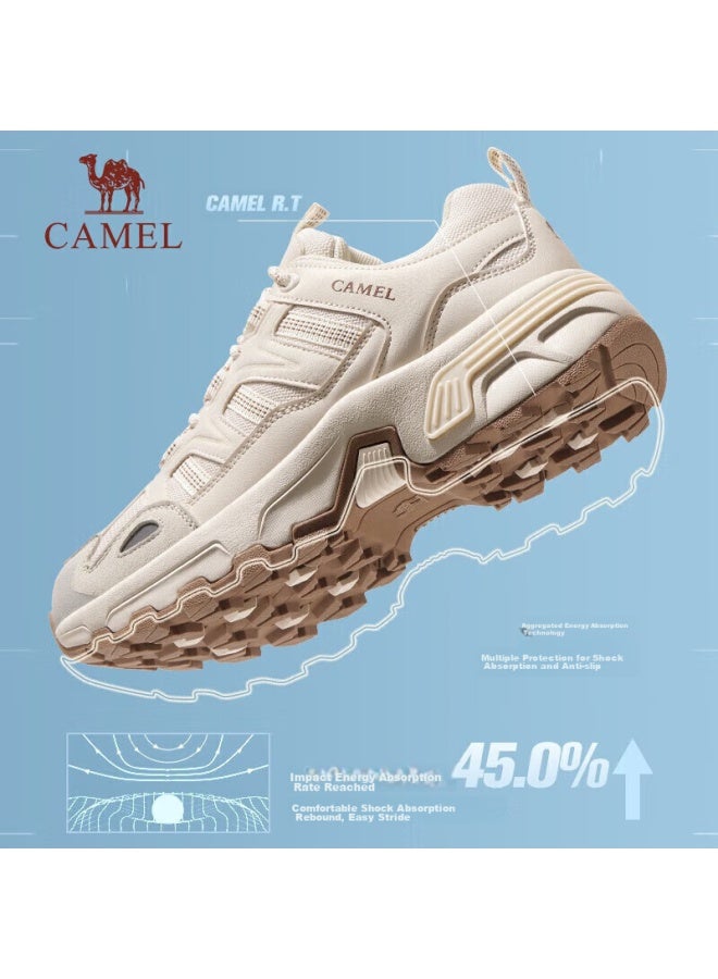 camel Camel Outdoor Hiking Shoes, Non-slip, Wear-resistant, Mountain Climbing, Water-repellent, Couple's Hiking Shoes [taihang] F23a693008 - Image 3
