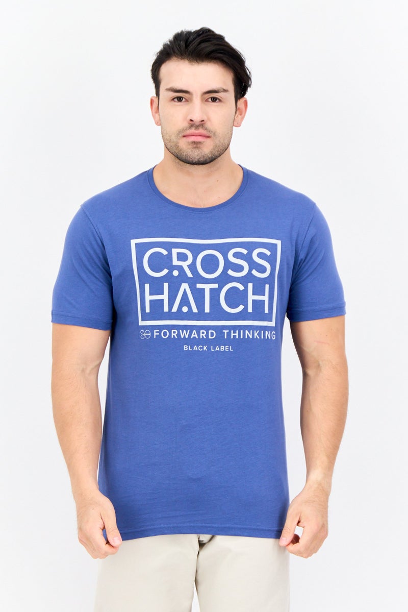 CROSSHATCH Men 5 Pack Short Sleeve Graphic T Shirt, Black - Image 3