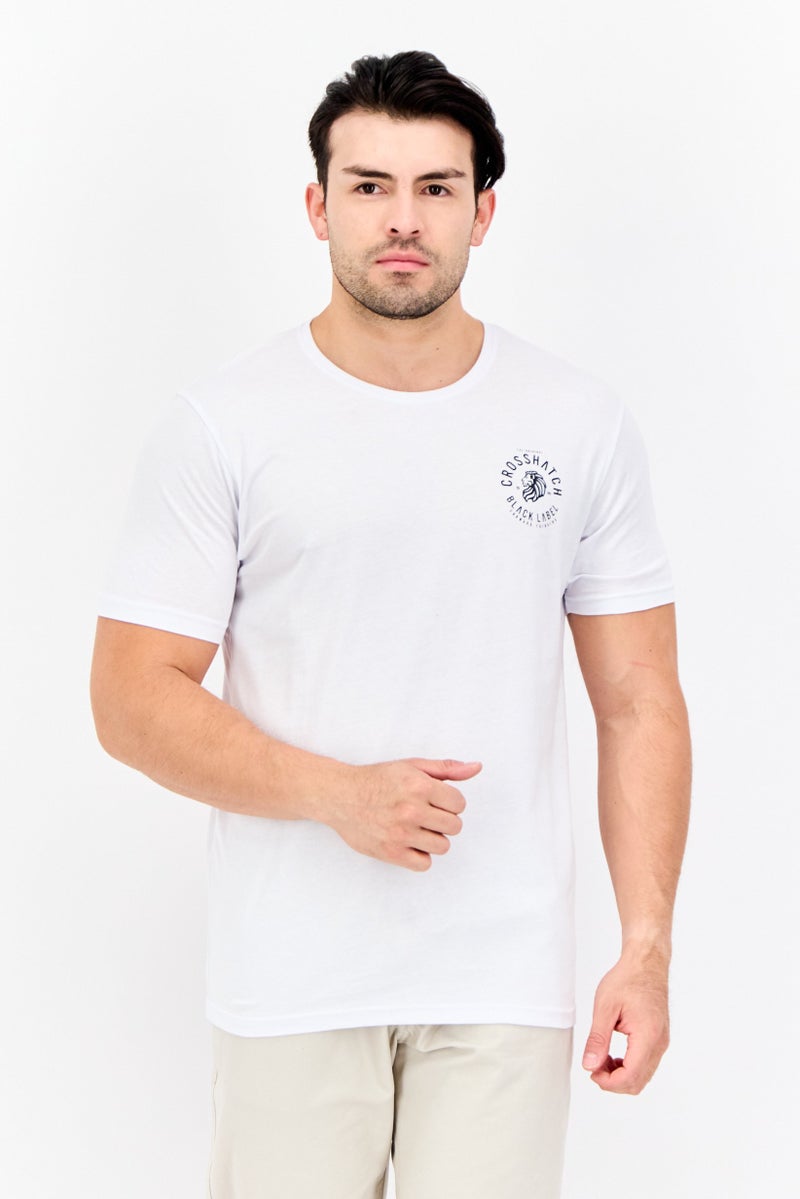 CROSSHATCH Men 5 Pack Short Sleeve Graphic T Shirt, Black - Image 1