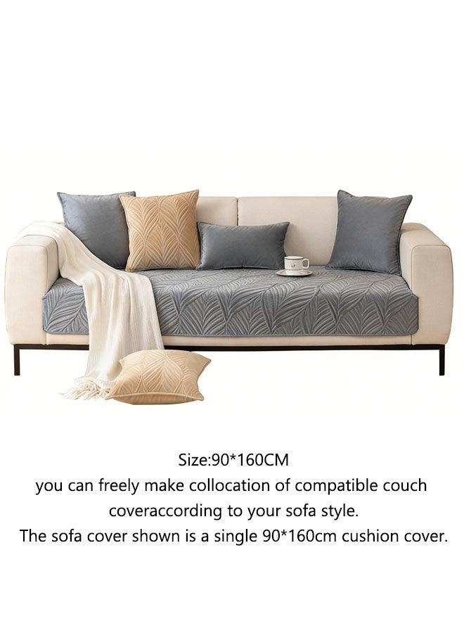 Sofa Cover,Sofa Pad 90 x 160 CM,4-Seater Sofa Cover,Wear Resistance, Dirty, Washing, Non -Slip Flush Cushion,Protector Sofa Slipcover for Pets Humans,Protector Washable Soft Couch Cover for Living Room Sofa Cover - Image 2