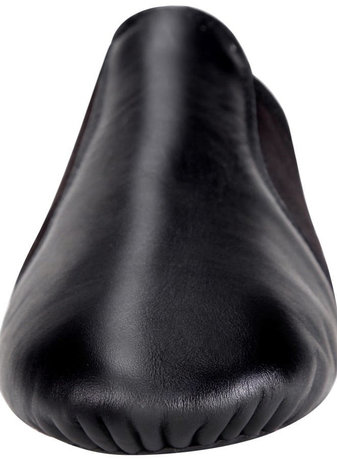 Linodes (5.5M-Heel to Toe 22cm, Black) - Tent Leather Upper Jazz Shoe Slip-on - Image 2