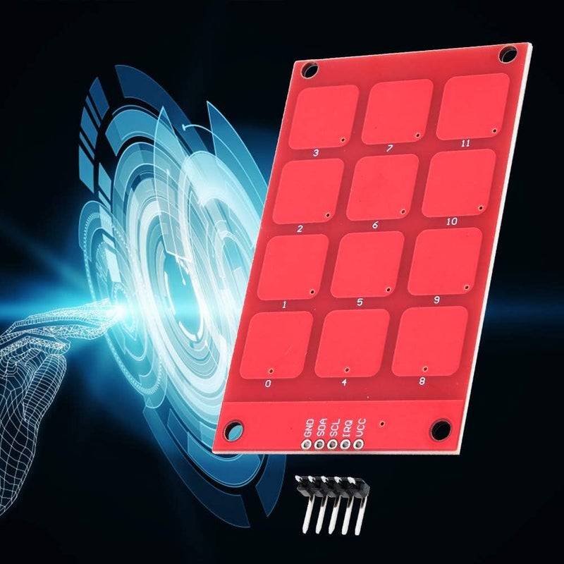 Acouto Touch Keypad - High Sensitivity 12 Button Capacitive Touch Keyboard for Enhanced Control and Versatile Integration - Image 2