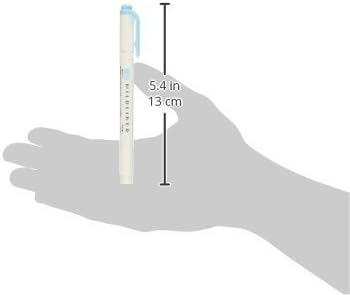 Zebra Technologies Zebra Mildliner Highlighter in Mild Blue - Dual-Tip Design - Image 4