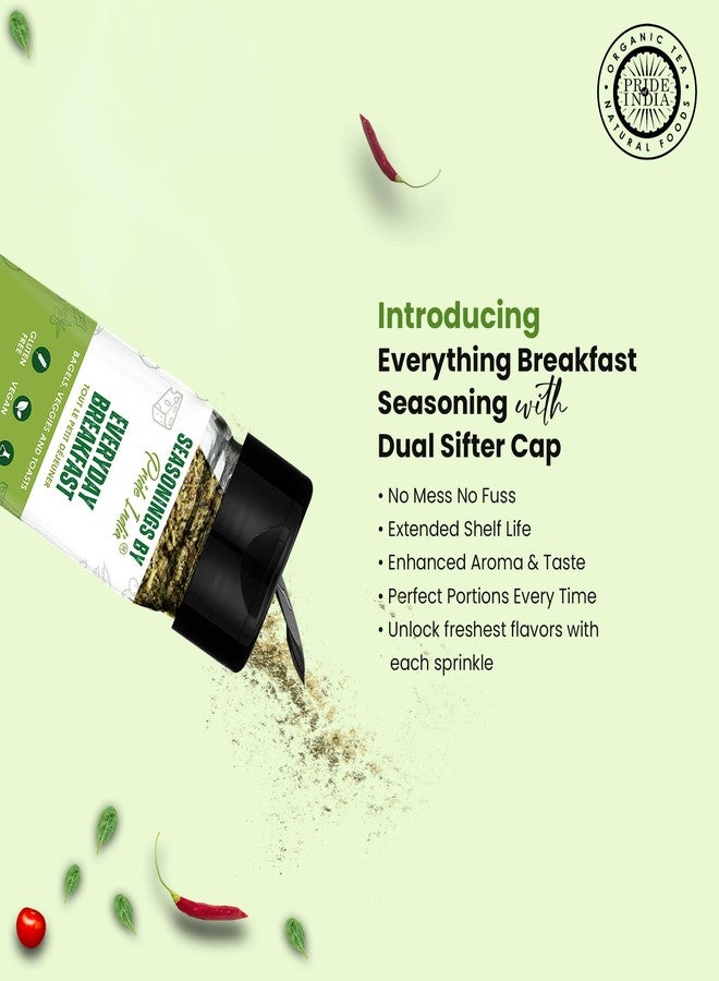 Pride of India Breakfast Seasoning | Sweet & Spicy Spice Blend for Bagels, Scramble, Sausages, Burrito, Pancakes - Vegan, Gluten-Free | Dual Sifter Bottle 2.3 oz (65 gm) - Image 4
