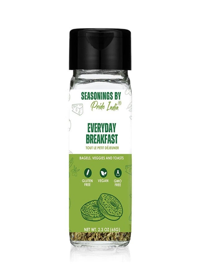 Pride of India Breakfast Seasoning | Sweet & Spicy Spice Blend for Bagels, Scramble, Sausages, Burrito, Pancakes - Vegan, Gluten-Free | Dual Sifter Bottle 2.3 oz (65 gm) - Image 1