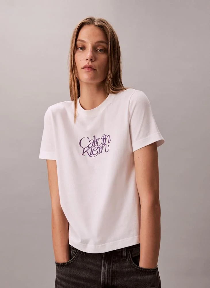 Calvin Klein Jeans Graphic Crew Neck T-Shirt
