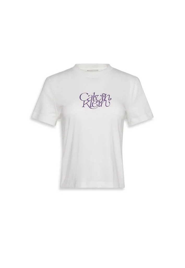 Calvin Klein Jeans  Graphic Crew Neck T-Shirt for Women | Best Price UAE