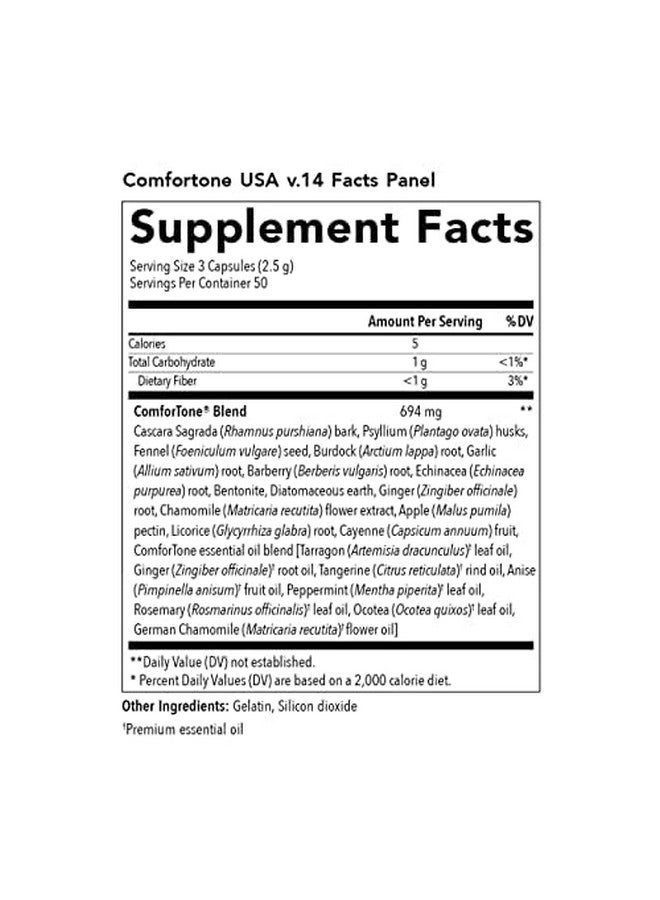 Young Living ComforTone Capsules - Natural Digestive Support with Herbs and Essential Oils - 150 Capsules, Provides a Combination of Cascara Sagrada, psyllium Seed, and Ginger and Tarragon Premium - Image 5