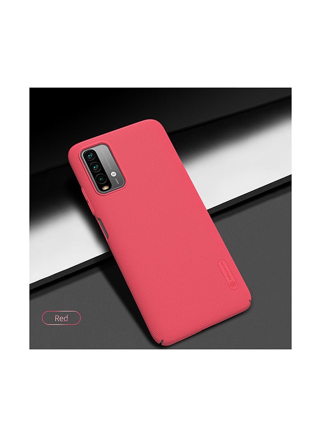 Nillkin Super Frosted Shield Hard Phone Cover For Xiaomi Redmi 9T Red - Image 5