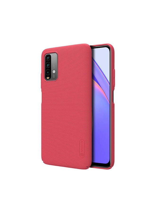 Nillkin Super Frosted Shield Hard Phone Cover For Xiaomi Redmi 9T Red - Image 1