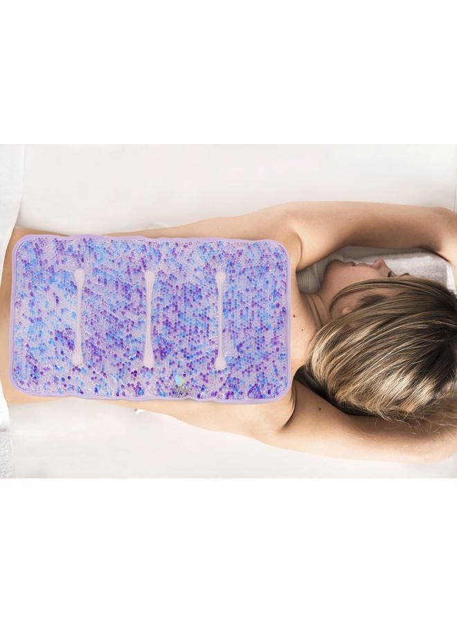 FOMI Hot and Cold Large Gel Bead Pack Care | 20” x 12” | Ice Therapy for Back, Shoulder, Knee, Thigh Pain Relief | Premium Reusable, Oversized Wrap and Compress | Freezable, Microwaveable - Image 2