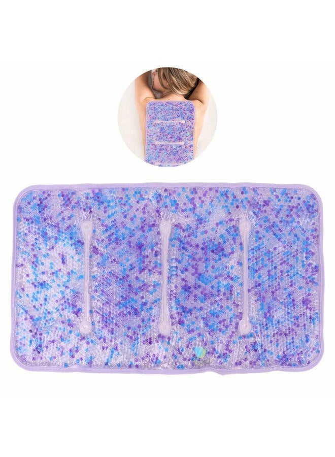 FOMI Hot and Cold Large Gel Bead Pack Care | 20” x 12” | Ice Therapy for Back, Shoulder, Knee, Thigh Pain Relief | Premium Reusable, Oversized Wrap and Compress | Freezable, Microwaveable - Image 1