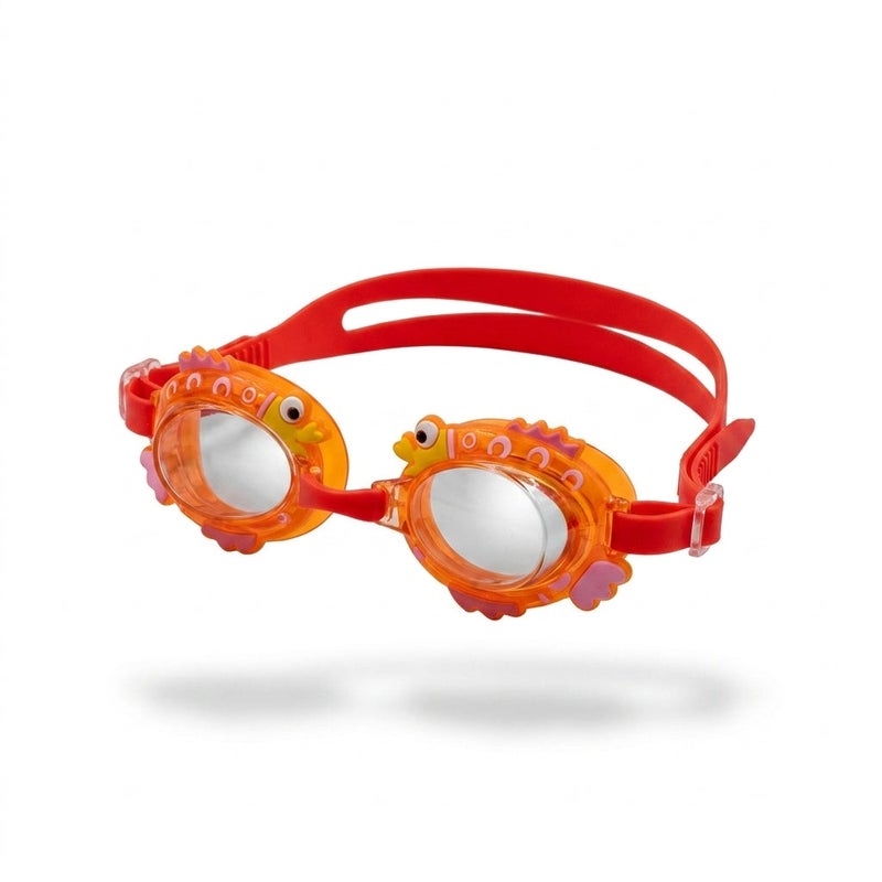 النصر نظارة سباحة للأطفال Aqua مرح Fish بحزام مقاس موحد - Image 1