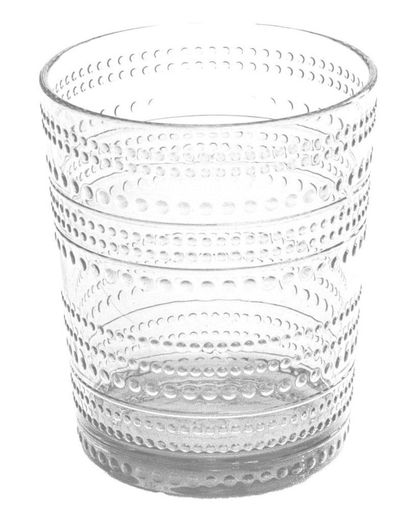 TarHong Beaded 15.6oz Double Old Fashioned Acrylic Drinking Glass – Clear BPA-Free Shatter Resistant Tumbler, Textured Non-Slip Design for Water, Juice, Whiskey & Cold Drinks, Indoor Outdoor Reusable Drinkware - Image 3
