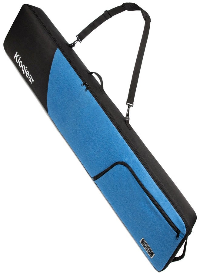 Kioqiear Snowboard Bag Reinforced Padded snowboard Bag,Perfect for Air Plane Travel for Snowboard, Goggles, Gloves,Ski boots,Available Length in 155cm 165cm.(155.blue) - Image 1