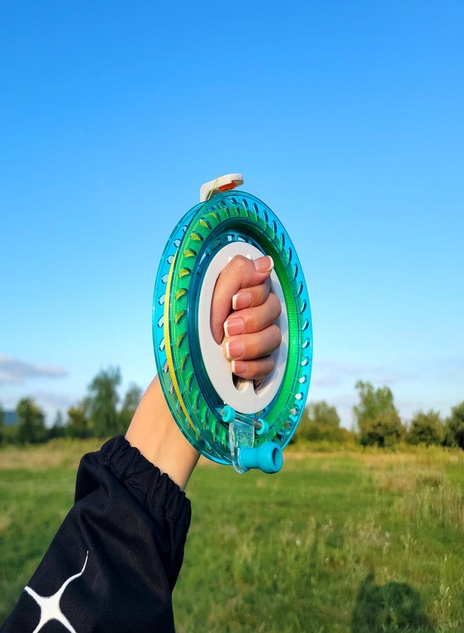 Simxkai Kite String Reel, String Spool, Line Winder, Come with Lock (Blue, 7.2in with 650ft) - Image 4