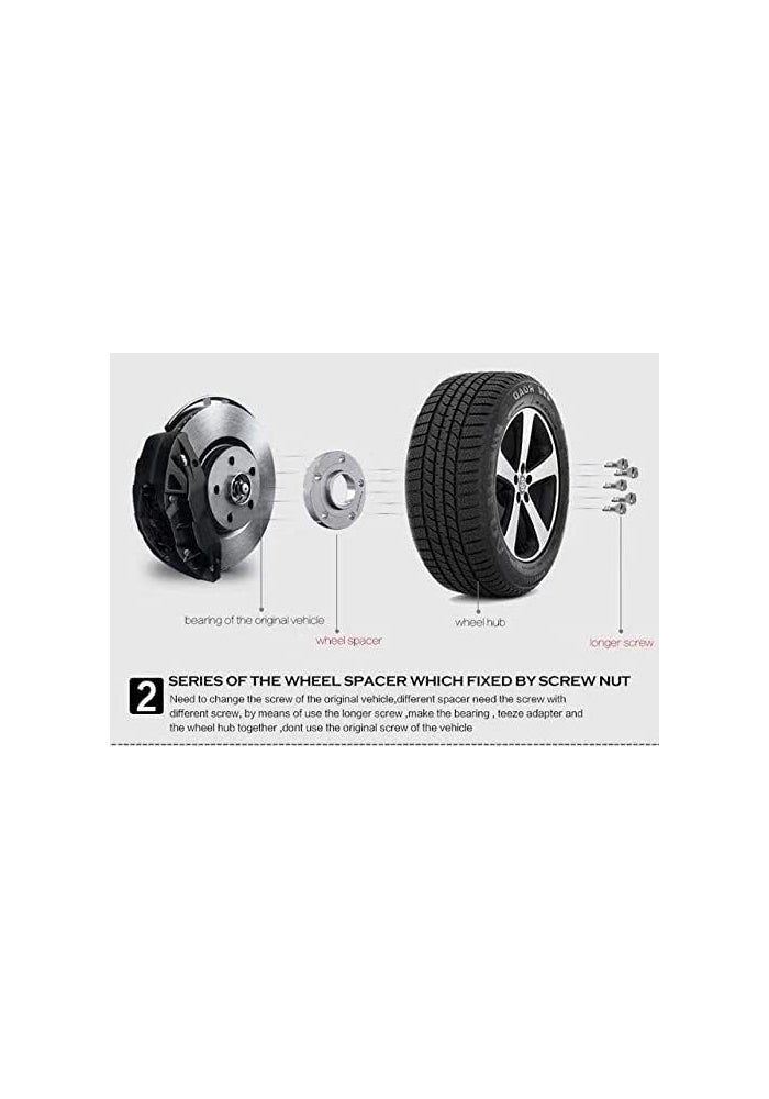 Wivplex 2-Piece Wheel Spacer Adapter Set - Image 5