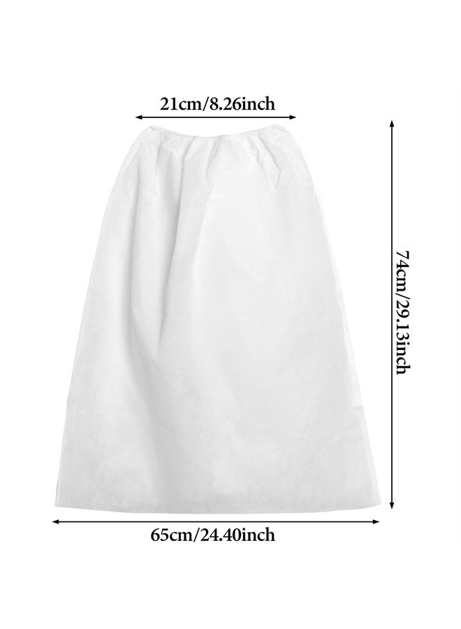 Ujuuu 20 Pcs Disposable Spa Wrap Adjustable Non-Woven Bath Wrap Disposable Spa Wrap Bathrobe Sauna Bath Skirt Sweat Steaming Disposable Robes for Women Salon Spa - Image 1