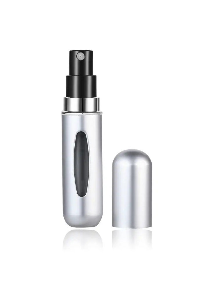ORiTi 1PC  Refillable Mini Spray Bottle - 5ml, Cologne & Perfume Sub-Transfer Bottle, Small And Portable Size For Travel Or Convenient Storage, Beauty & Cosmetic Accessories  - Image 1