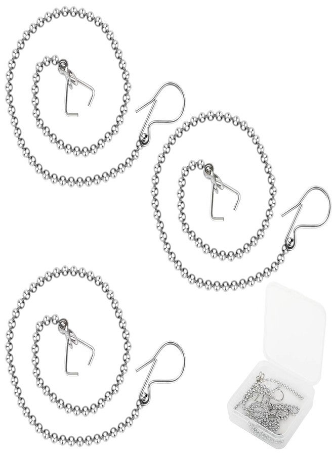 VRSS Stainless Steel Lengthened 12inch Long Toilet Flapper Chain Replacement Toilet Handle Chain Universal Fits Most Toilet Flappers (3) - Image 2