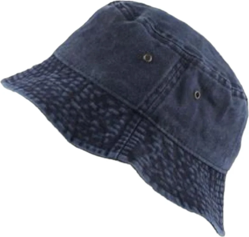 تيزجيلسين Unisex UV Protected Cotton Vintage Bucket Hat