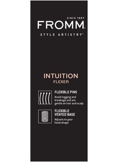Fromm فرشاة إنتويشن فليكسر فينت تستخدم لفك تشابك الشعر الرطب وكسر التجعيدات  - Image 5