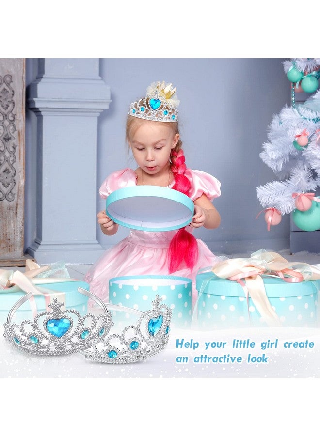 Bonuci 60 Pack Kids Tiara Crown Set Dress Up Costume Party Accessories Princess Crown With Heart Stones Princess Tiara Plastic Crown For Little Girls Women Toddler Birthday Party Favors - Image 5