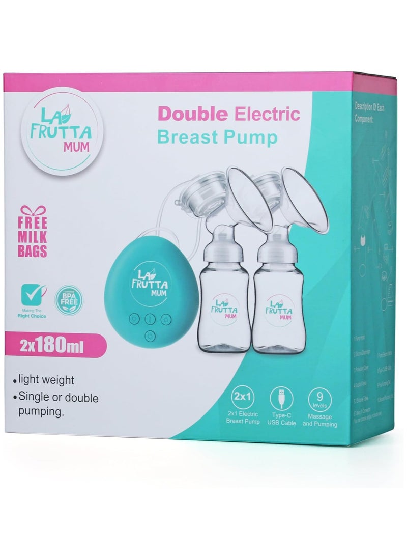 La Frutta Double Electric Breast Pump 150Ml*2 +Free Milk Bags - pzsku/ZA8E292B325526B63D829Z/45/1742380947/6f8444ce-6070-4b43-8748-58865cccd9cb