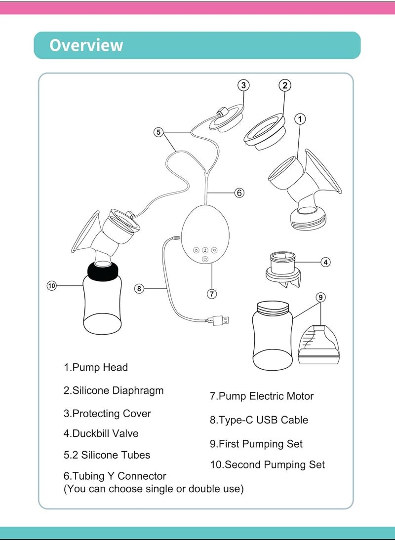 La Frutta Double Electric Breast Pump 150Ml*2 +Free Milk Bags - pzsku/ZA8E292B325526B63D829Z/45/1742380968/fe74de37-6f2a-4cf7-adf1-b3551464a0fd