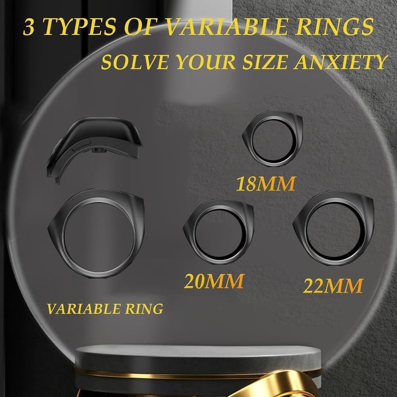 Zikr Ring Juud Tasbih 3-in-1 Flex Lite Smart Tasbih Zikr Ring Counting With 3 Compatible Sizes(18mm/ 20mm/ 22mm) | 2-5 Prayer Reminder, 3 Tasbih Reminder, BT Connectivity - Image 4