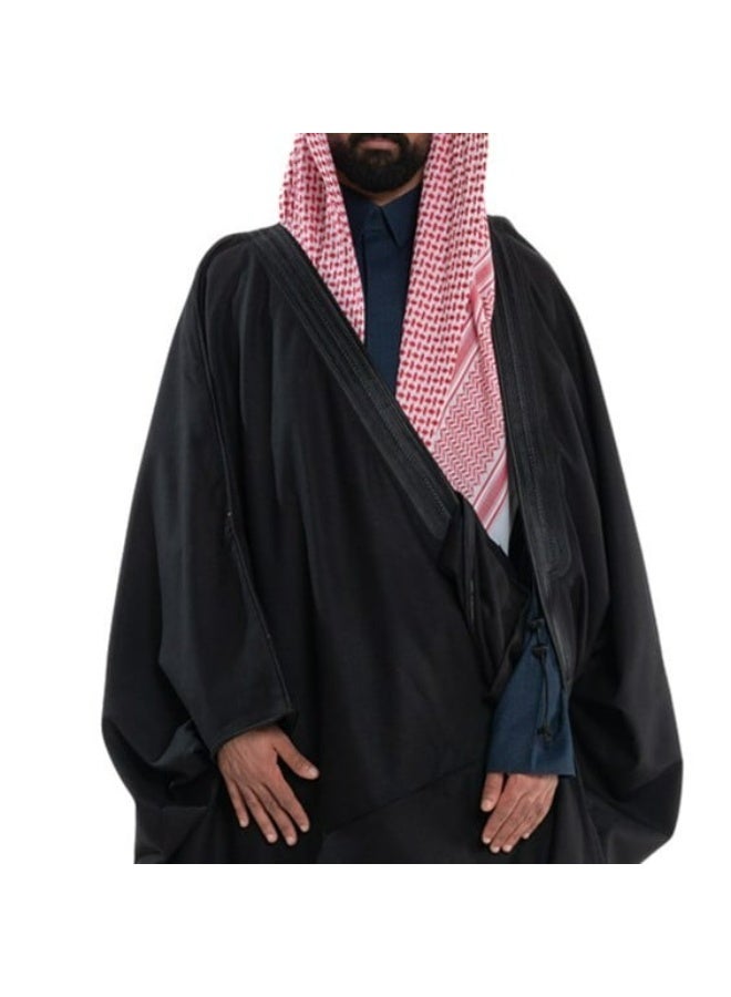 Men’s Royal Winter Cloak – Premium Wool with Elegant Zari Embroidery - Image 1