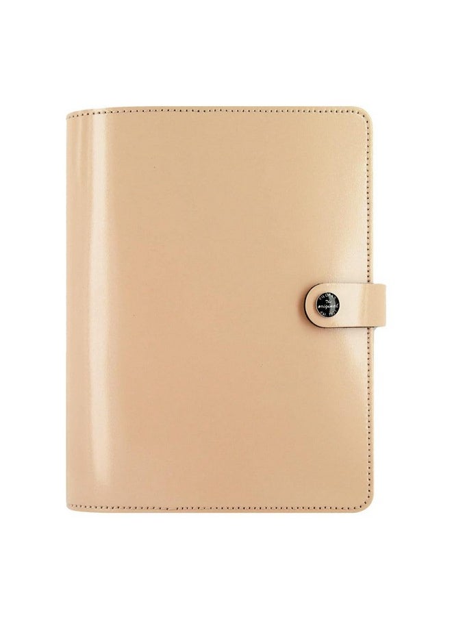 FILOFAX The Original Organizer, A5 Size, Patent Nude - Leather, Six Rings, Week-To-View Calendar Diary, Multilingual, 2025 (C022387-25)  - Image 1