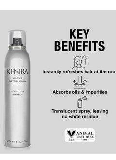 Kenra Kenra Volume Dry Shampoo | Oil Absorbing Shampoo | Translucent, Volume-Enhancing Spray | Instantly Refreshes Hair At The Root | Absorbs Oils & Impurities | All Hair Types  - Image 2