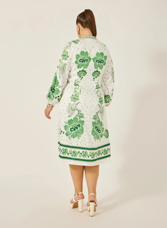 Styli Floral Print Dress