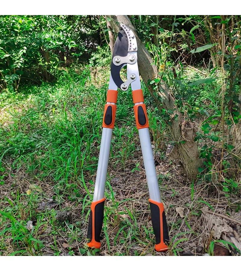 1pc Heavy Duty Teardrop Shark Pruning Shear With Telescopic Handle - Image 1