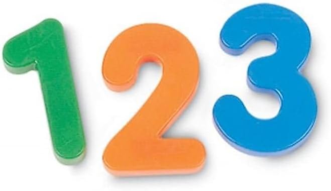 Learning Resources Jumbo Magnetic Numbers Set (36 Pieces) - Image 1