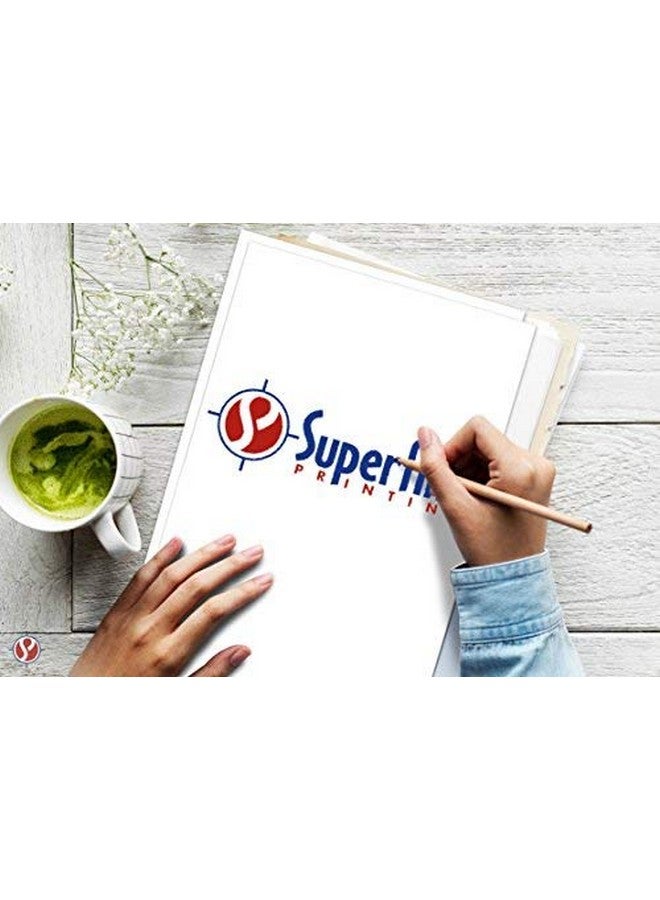 إس سوبرفاين برينتينج ورق بطاقات مقاس 8 1/2 × 14 أبيض ذو حجم قانوني، غطاء بطاقات ناعم ممتاز بوزن 65 رطل، مثالي لطباعة قوائم برامج المستندات، 100 ورقة في كل حزمة - Image 3
