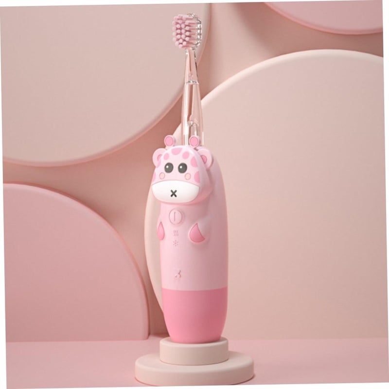 Kids Electric Toothbrush Set With Baby Proof Pc Cleaner - Image 3